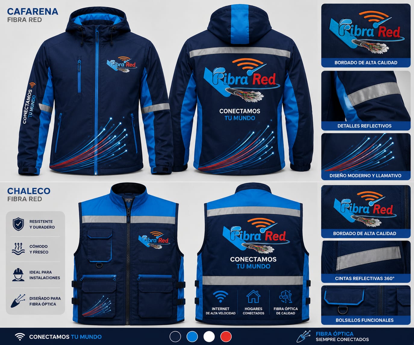 Casaca y chaleco personalizados