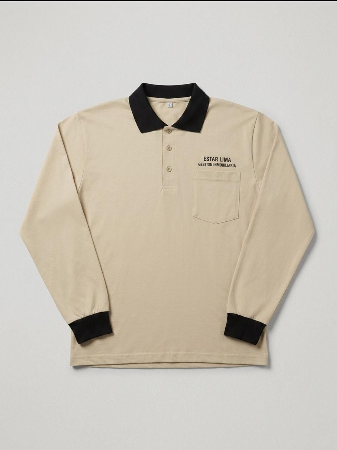 Polo beige corporativo