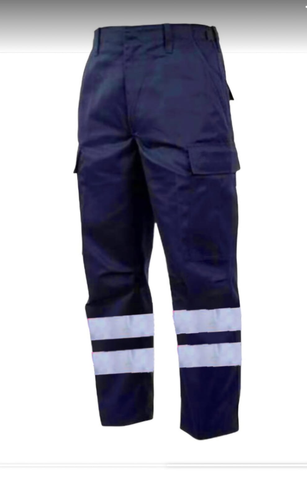 Pantalón azul reflectivo